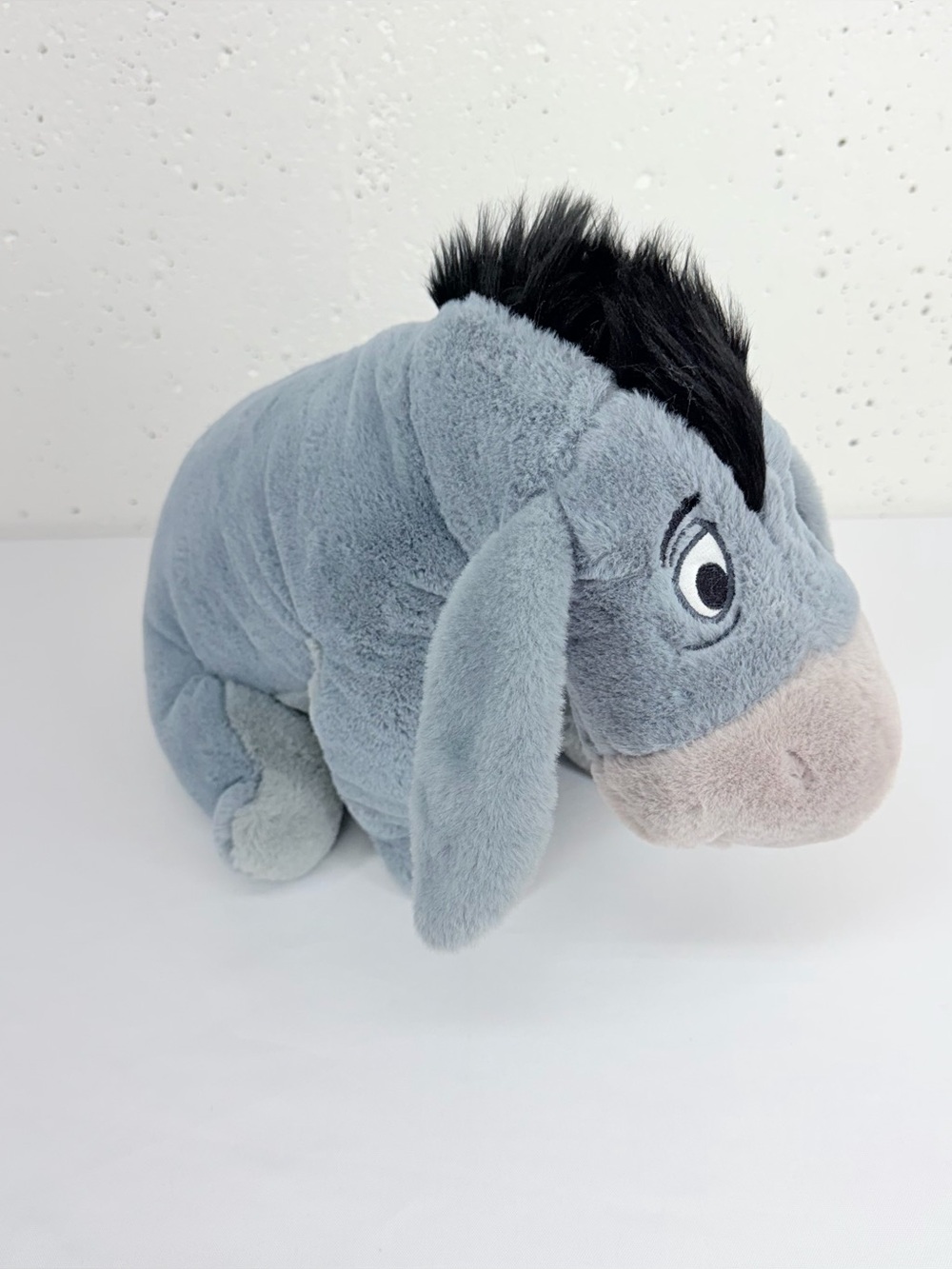 Disney Store Eeyore 15” plush stuffed animal with velcro tail